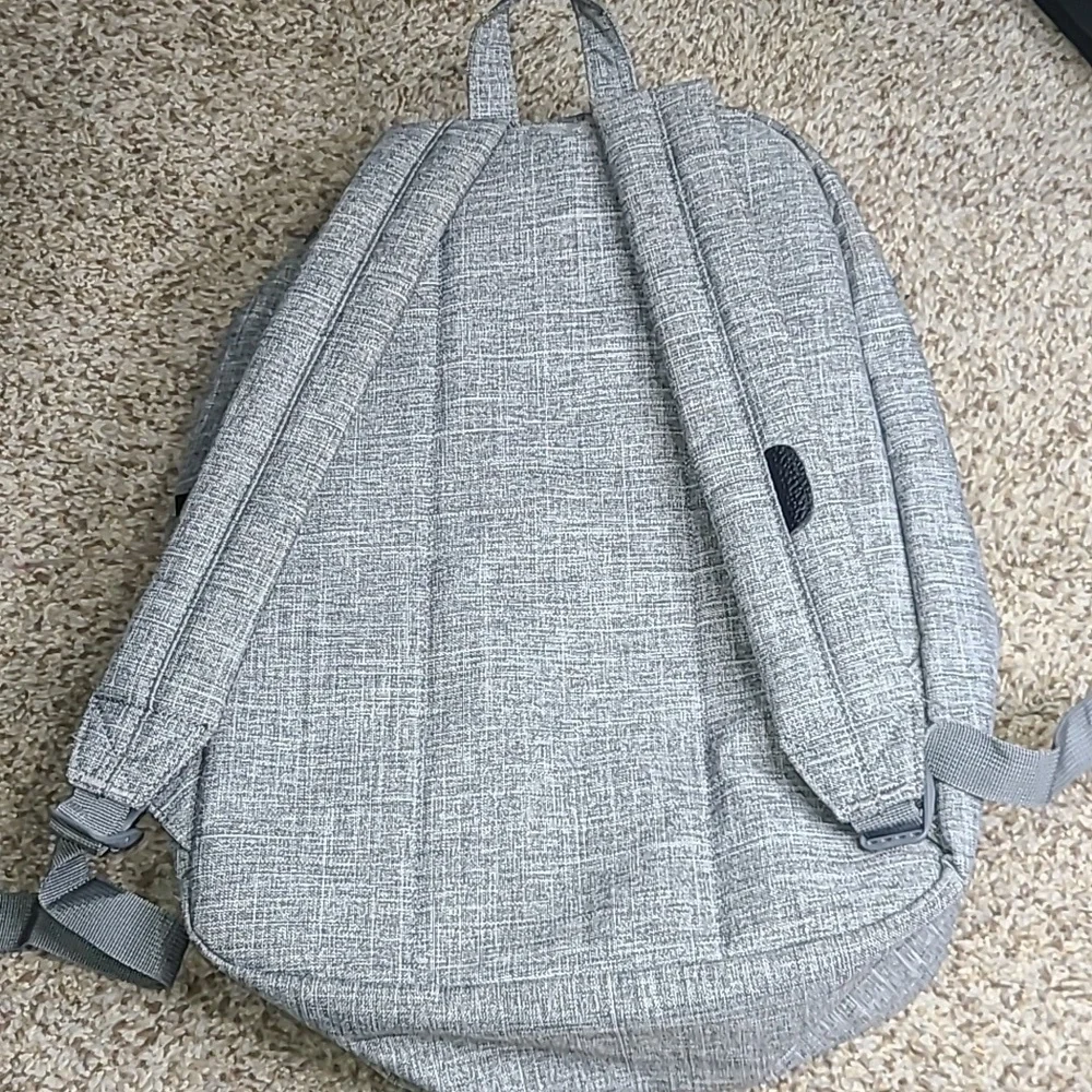 Herschel Supply Company Heathered Gray and Black Backpack